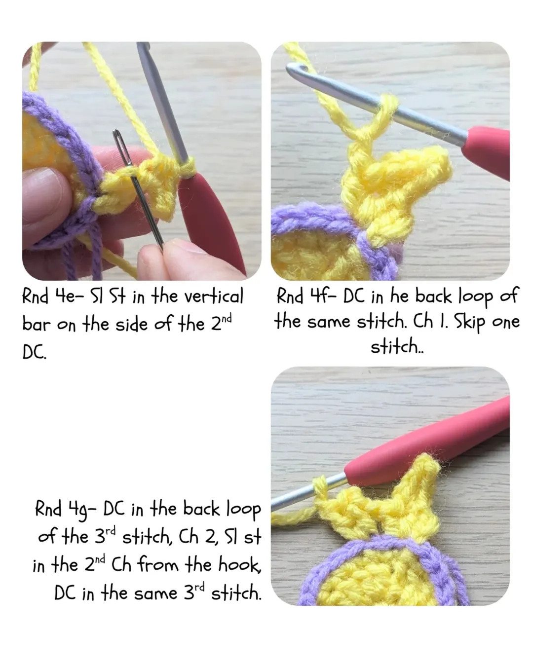 Sunshine Granny Square Crochet Pattern