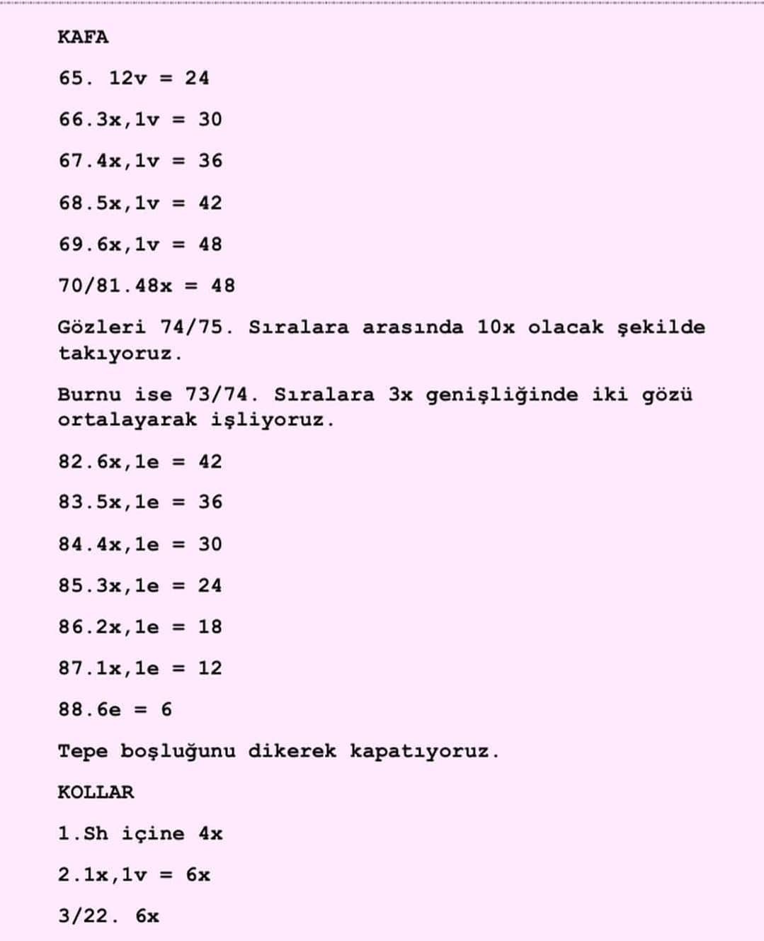 Süsleme Şeması: Şirin Lorna Bebeği