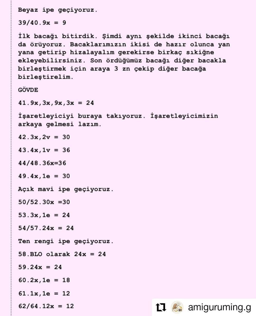 Süsülü Lorna Amigurumi Şeması