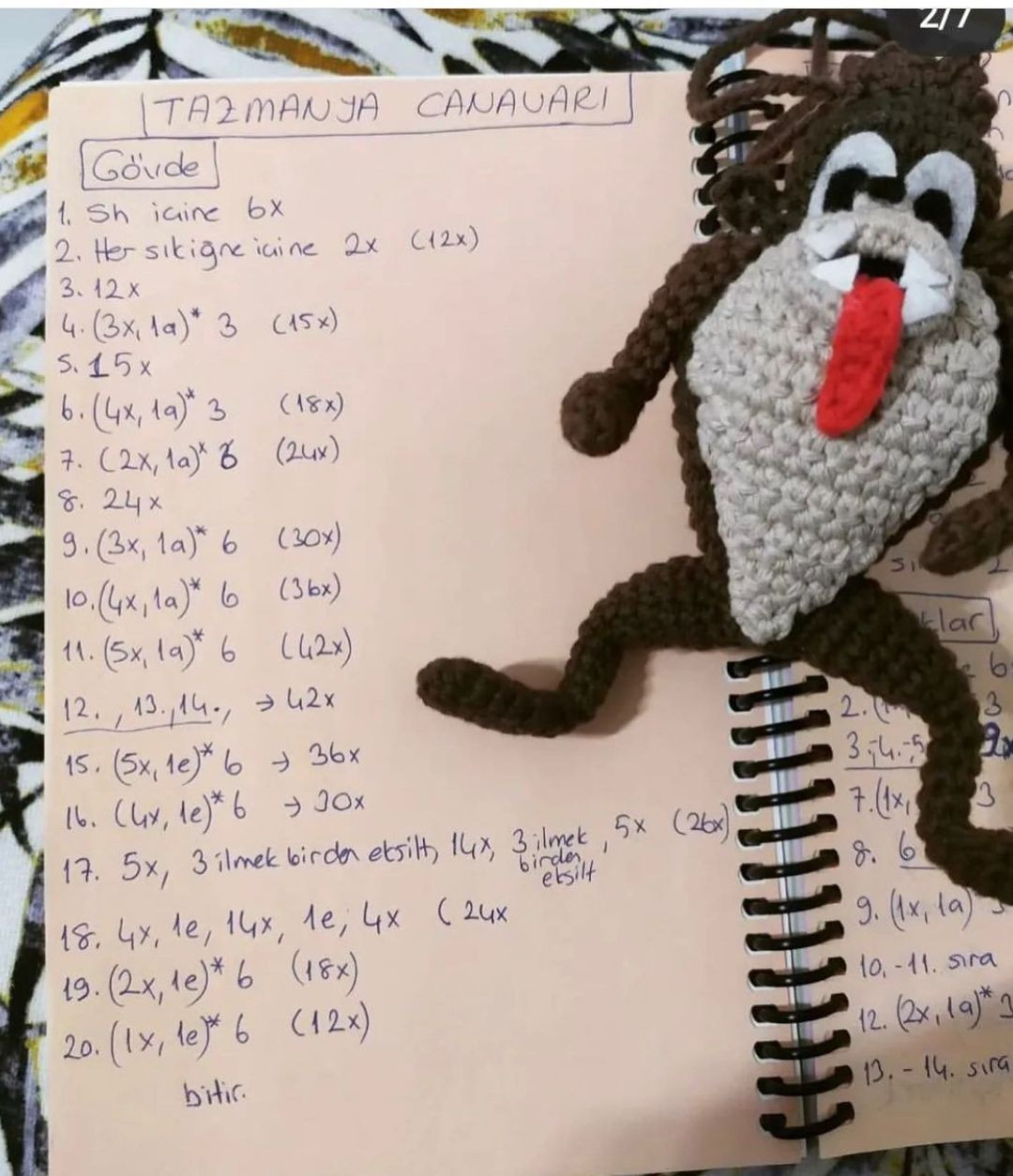 Tatarlı Amiğo Amigurumi Yapımı (1/7)