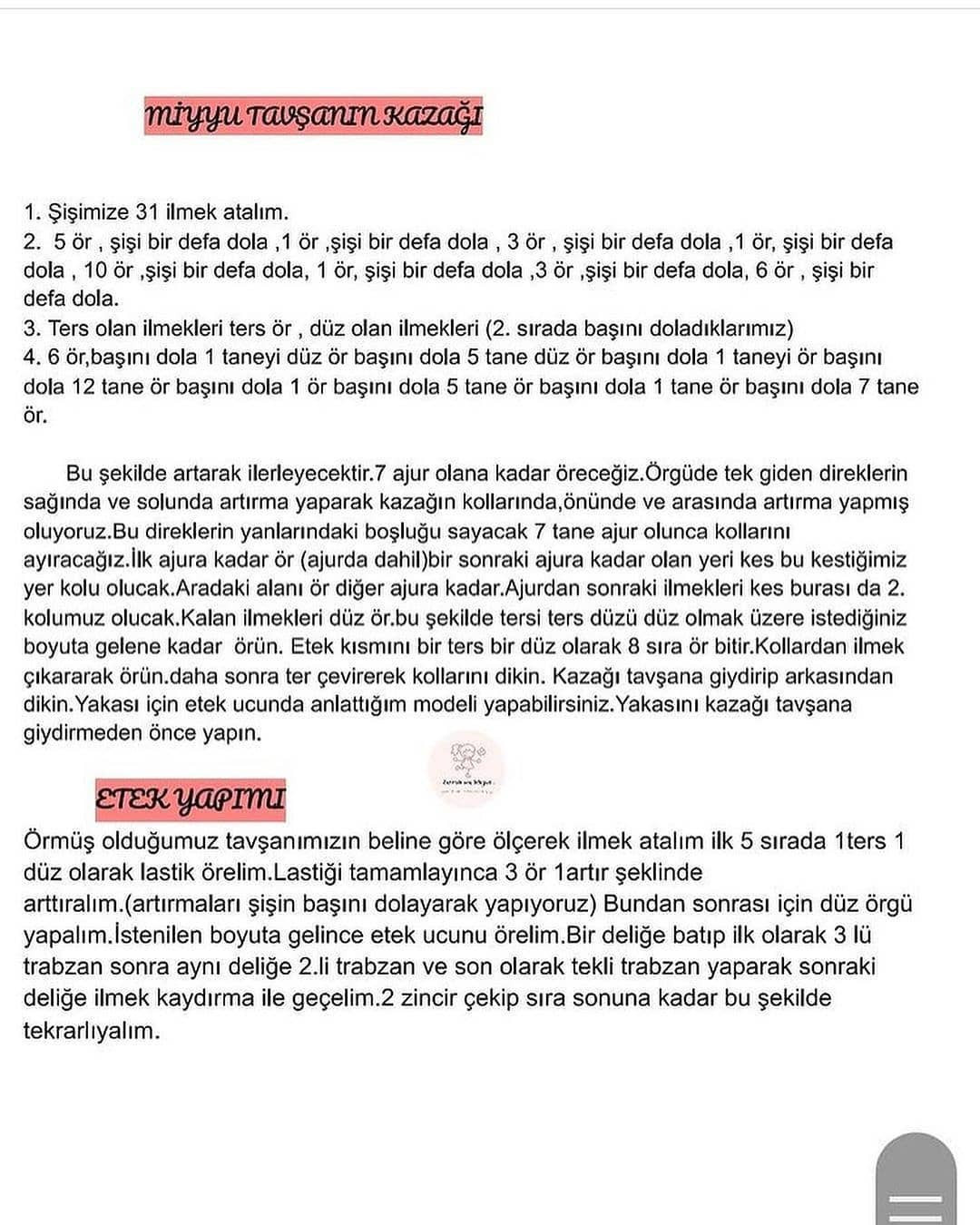 TAUŞAN MİNYU ÜCRETSİZ ÖRNEK ŞEMASI