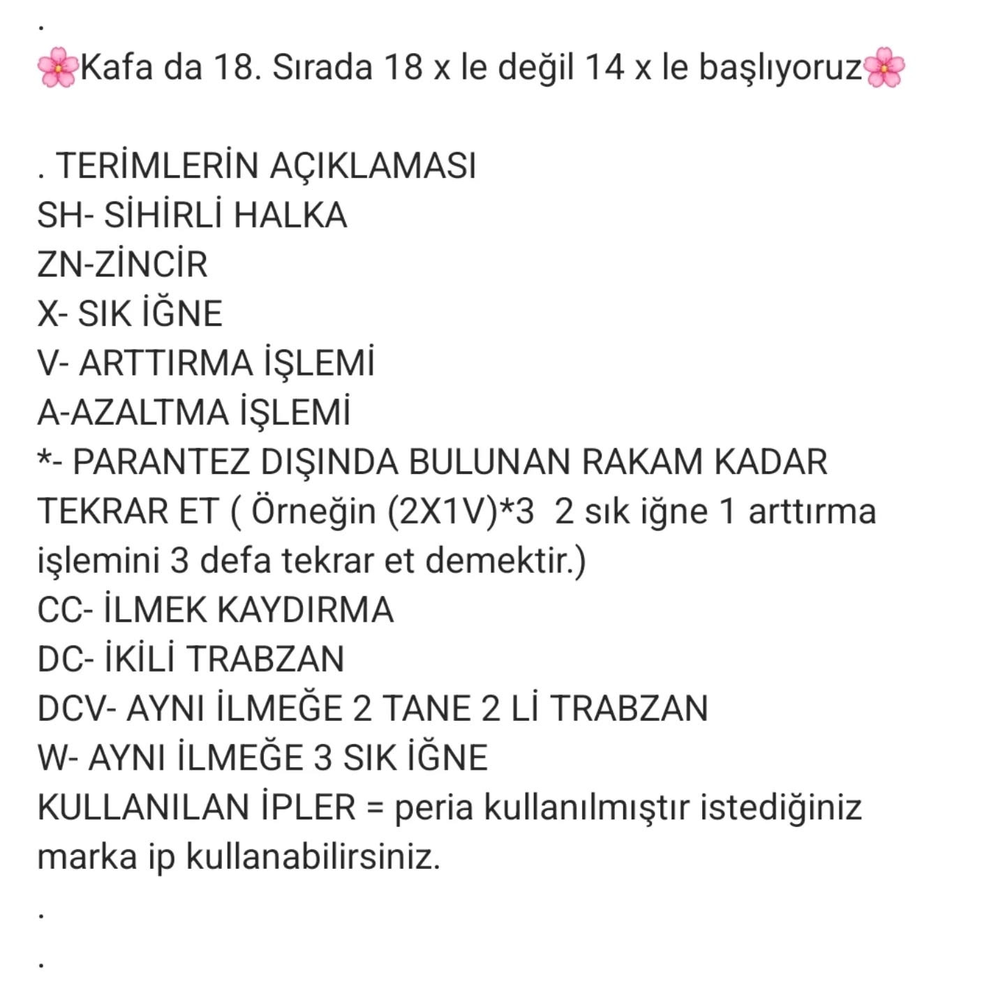 Tavşan Betty Amigurumi Şeması