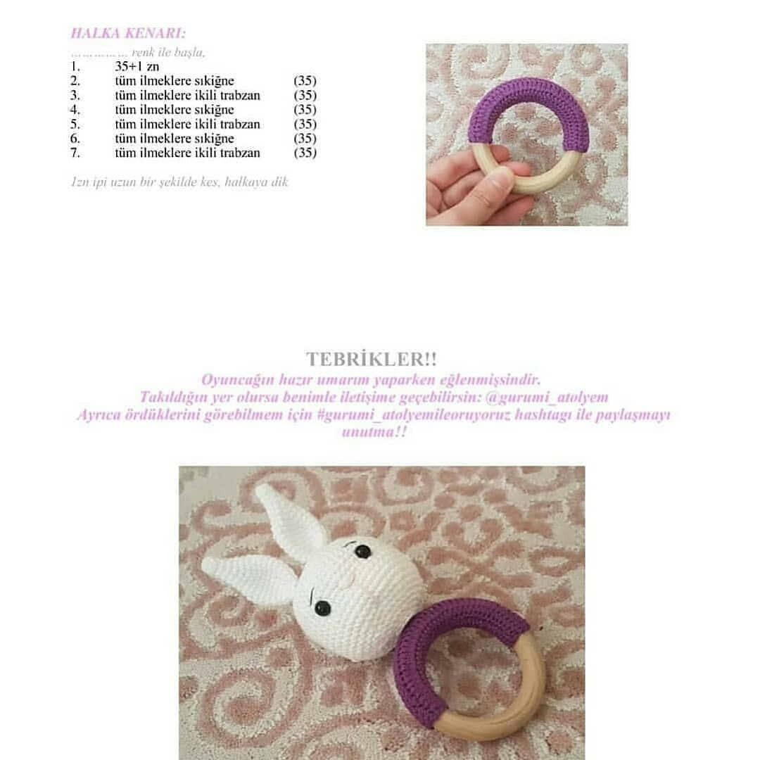 Tavşan Çıngırak Amigurumi Şeması
