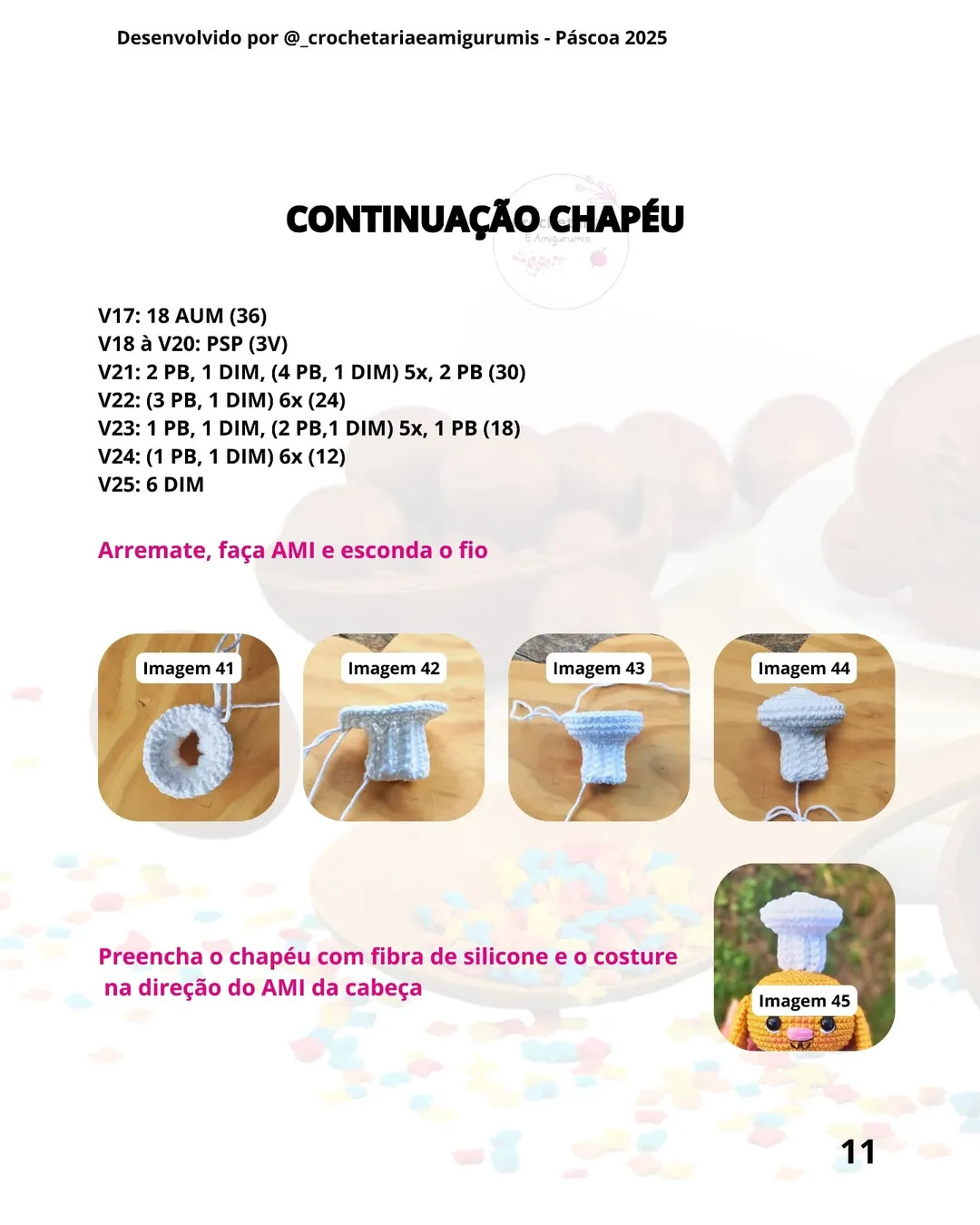 Thỏ socola móc len – hướng dẫn miễn phí