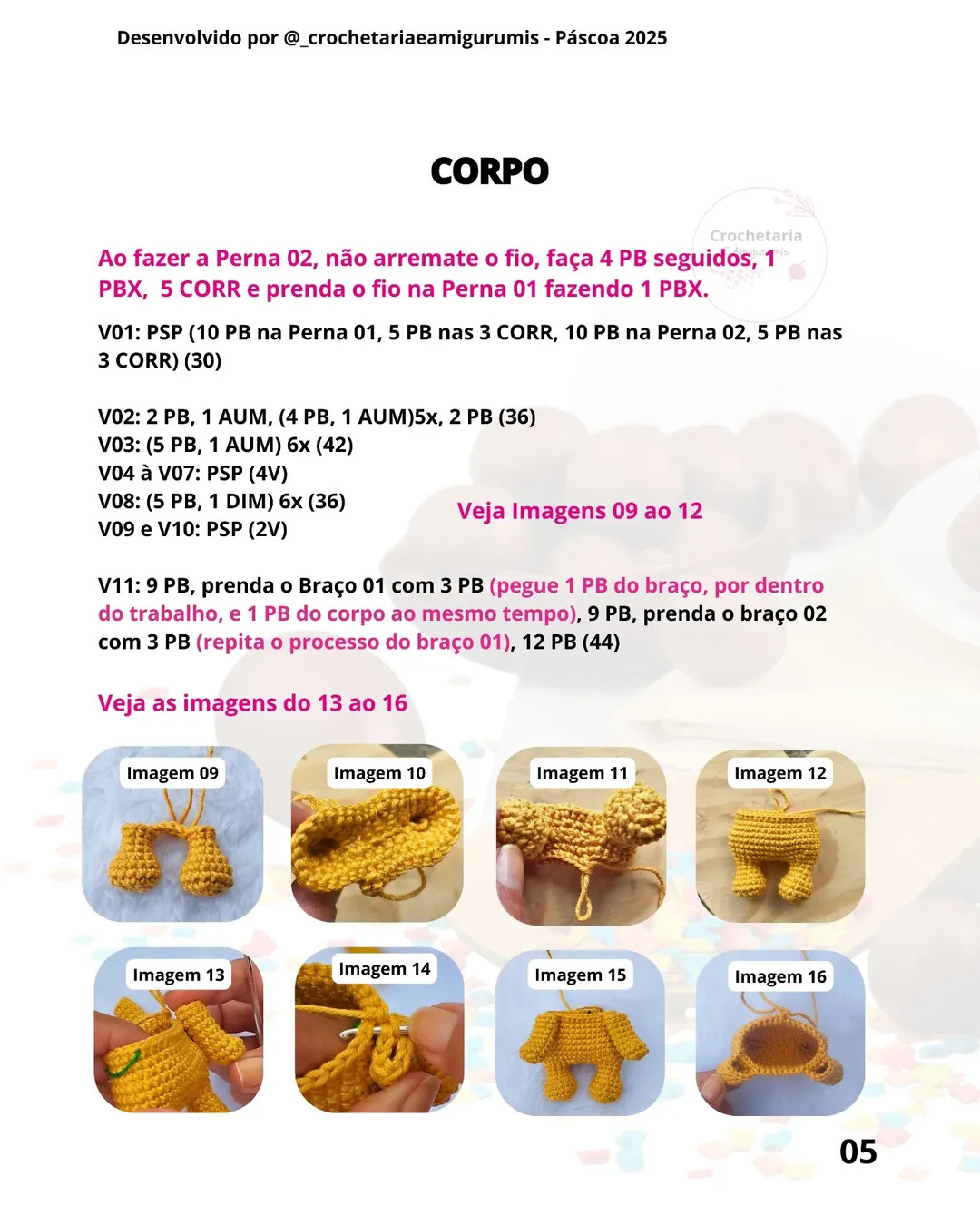 Thỏ socola móc len – hướng dẫn miễn phí