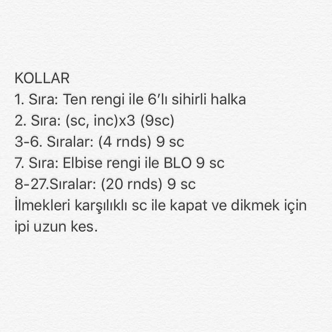 Tıbbi Melekler Amigurumi Şeması