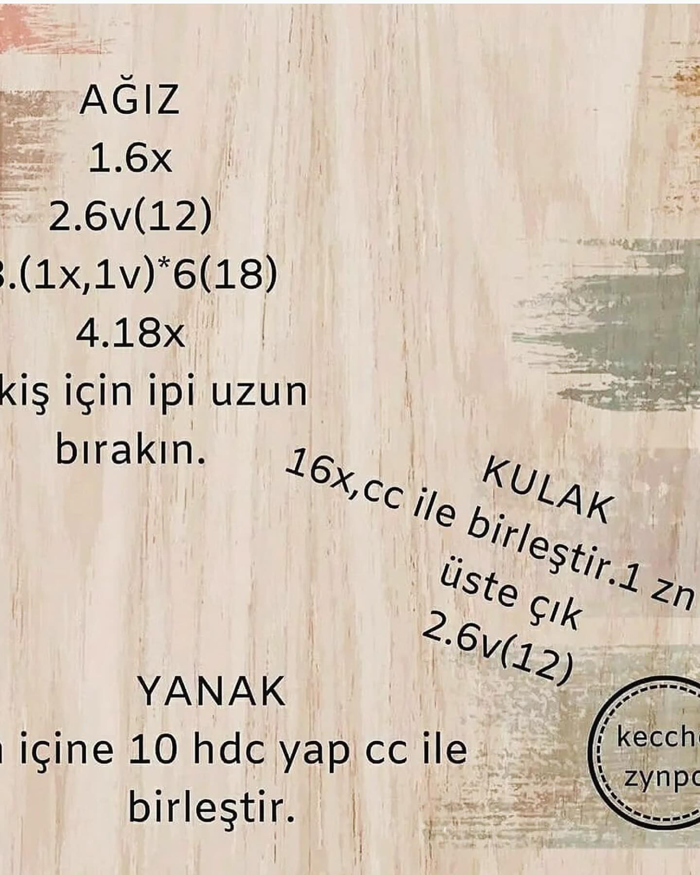Tığ işi ayı bebek modeli tarifi
