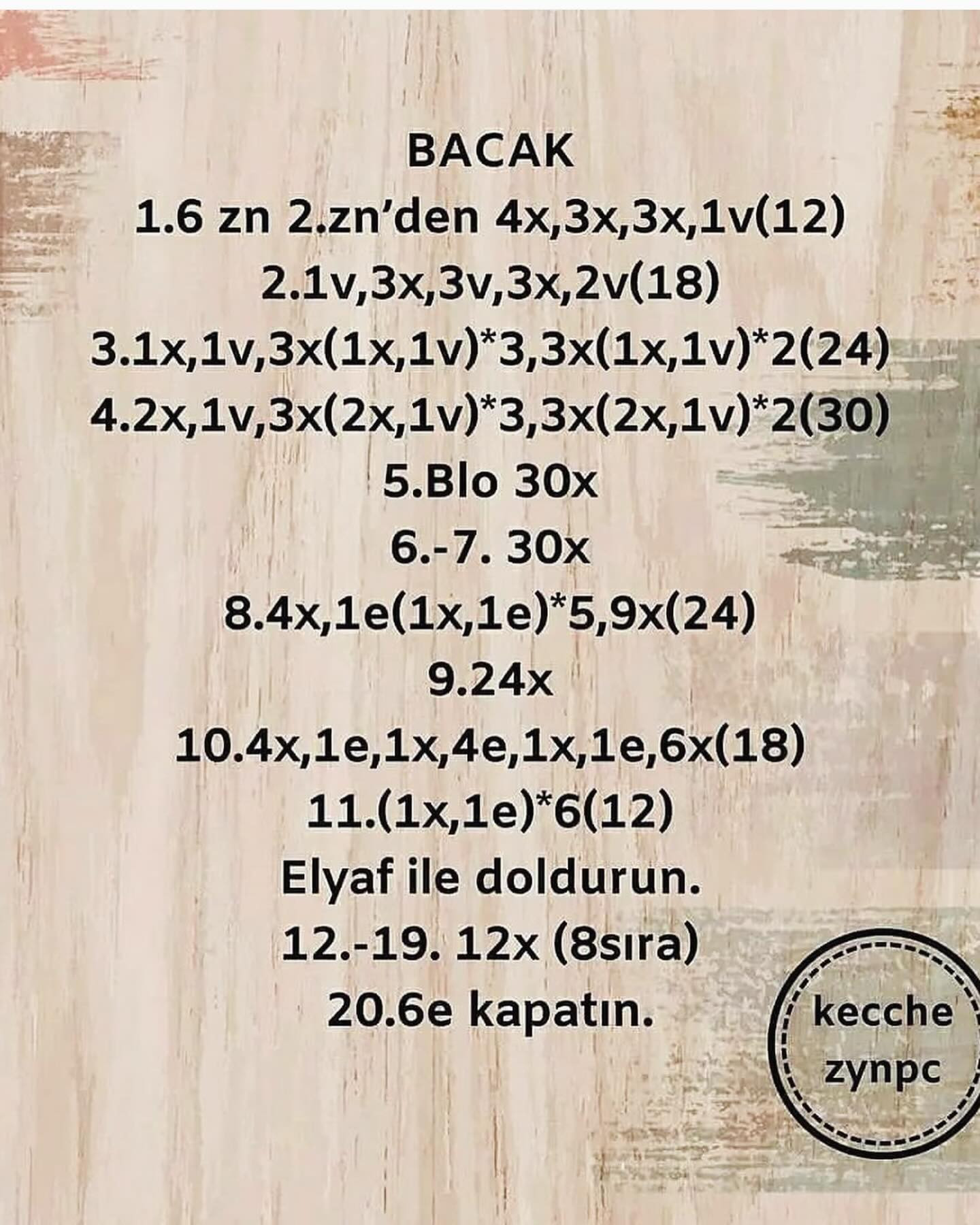 Tığ işi ayı bebek modeli tarifi