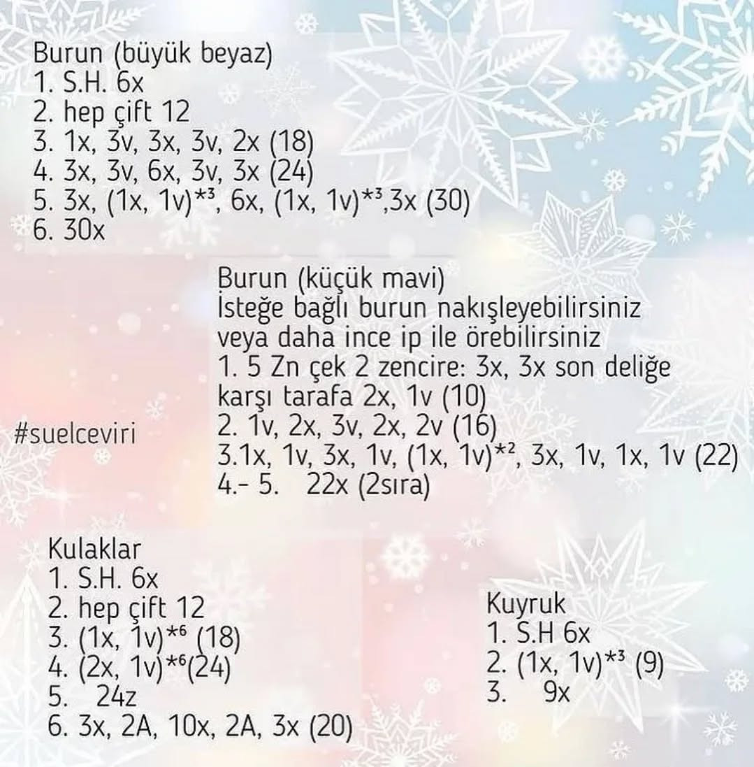 Tığ işi ayı şapkası modeli