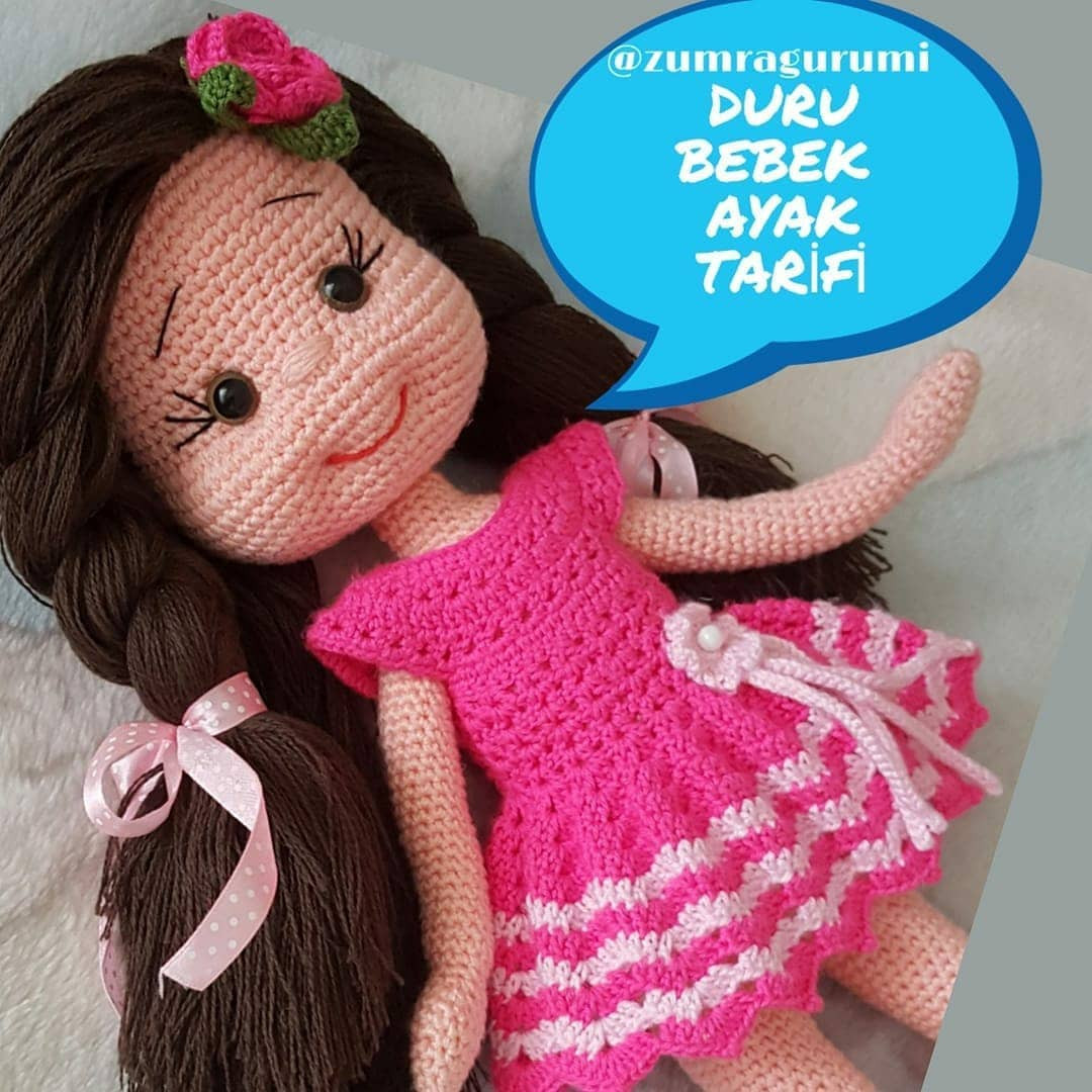 Tığ İşi Bebek Ayakkabısı Şeması