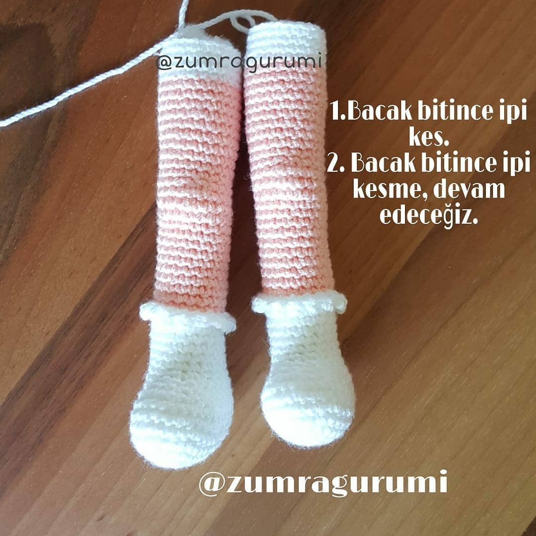 Tığ İşi Bebek Ayakkabısı Şeması