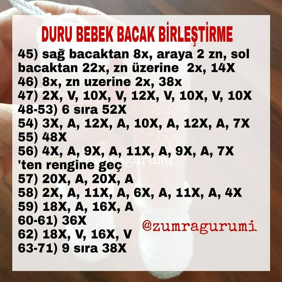 Tığ İşi Bebek Ayakkabısı Şeması