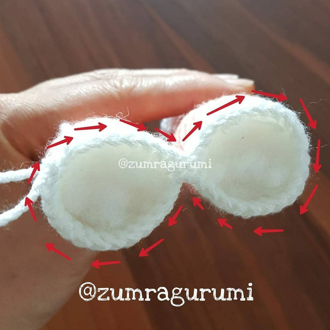 Tığ İşi Bebek Ayakkabısı Şeması