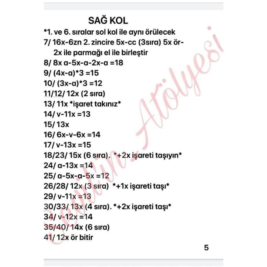Tığ işi Bebek Şeması #Repost Tarif sahibi
