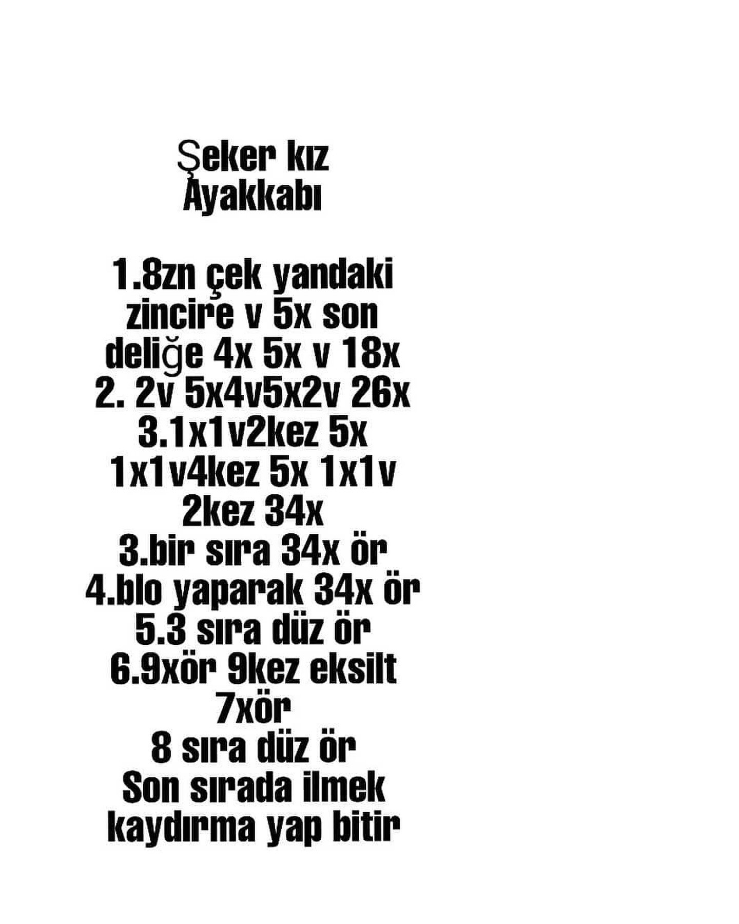 Tığ İşi Bebek Şeması Şeması