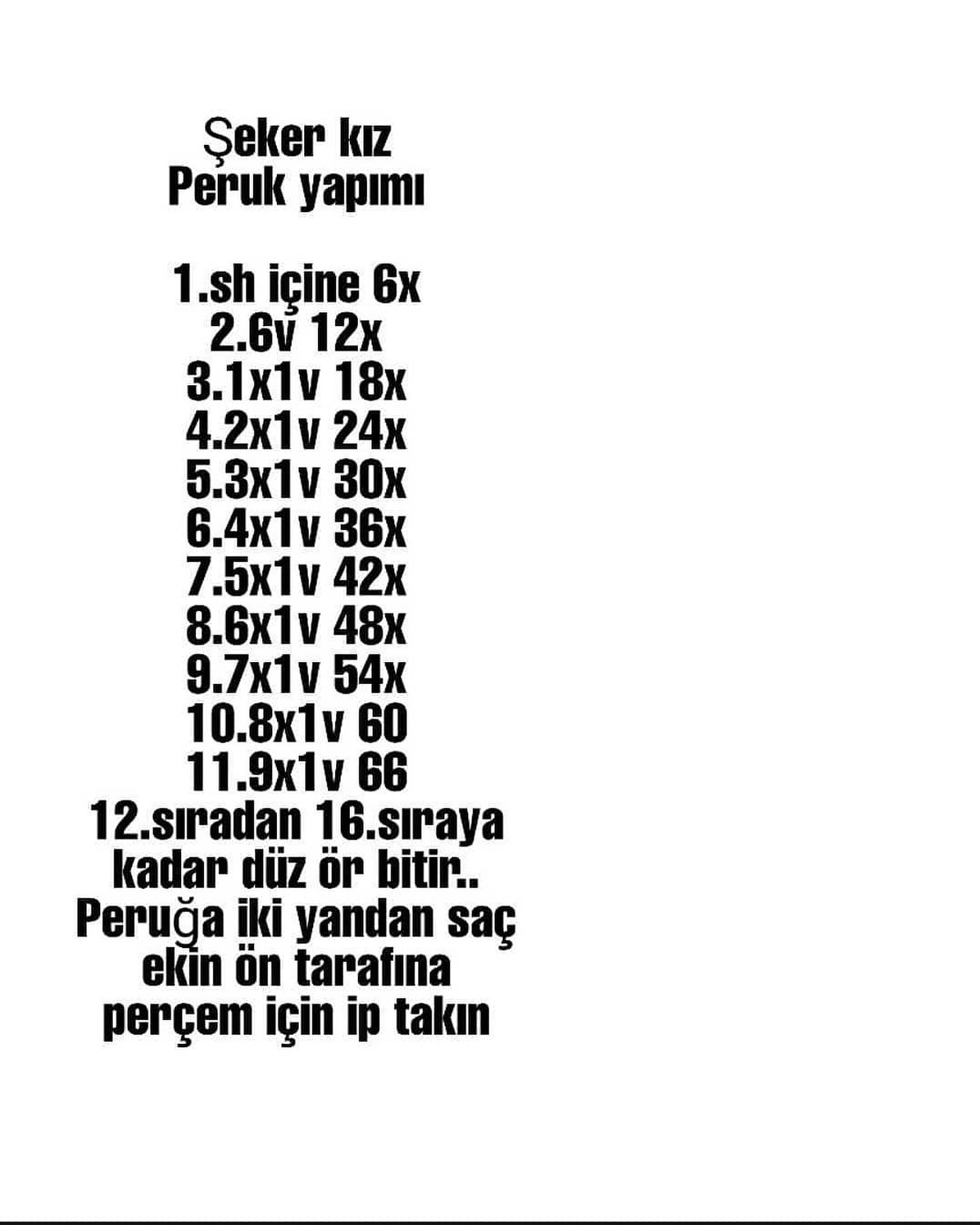 Tığ İşi Bebek Şeması Şeması
