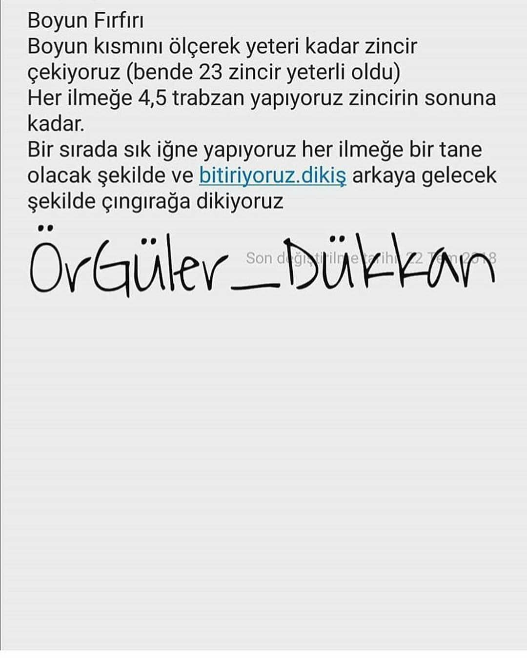 Tığ İşi Fil Zili Yapımı dukkan Fil çıngırak tarifi için sola kaydırın