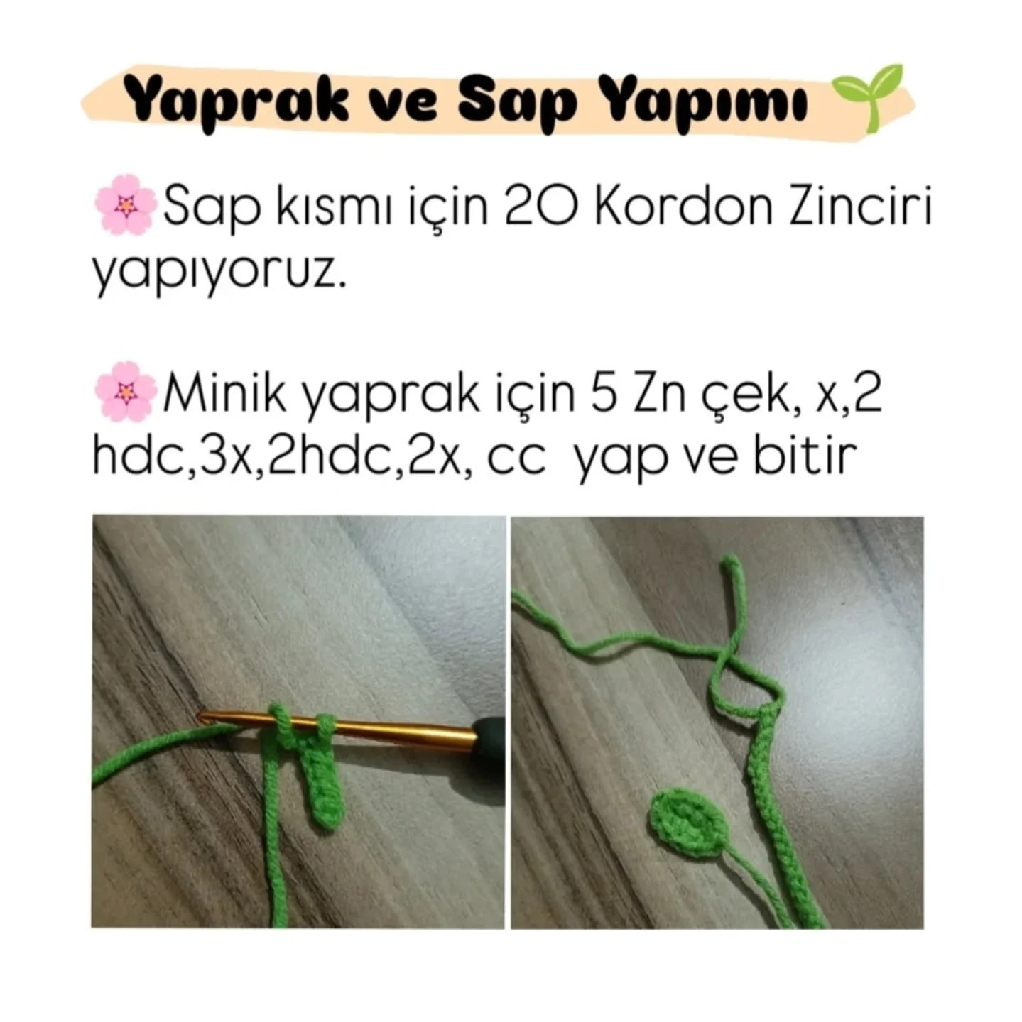 Tığ işi Gül Buketi Şeması