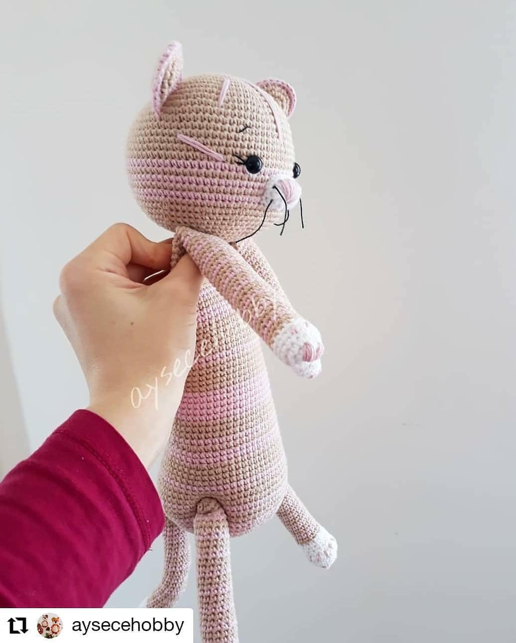 Tığ İşi Sevimli Kedi: 2. Bölüm Şeması