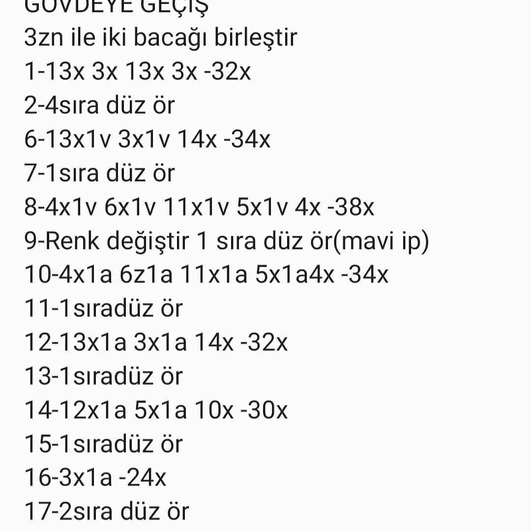 Tığ İşi Sevimli Şirin Bebek Örneği