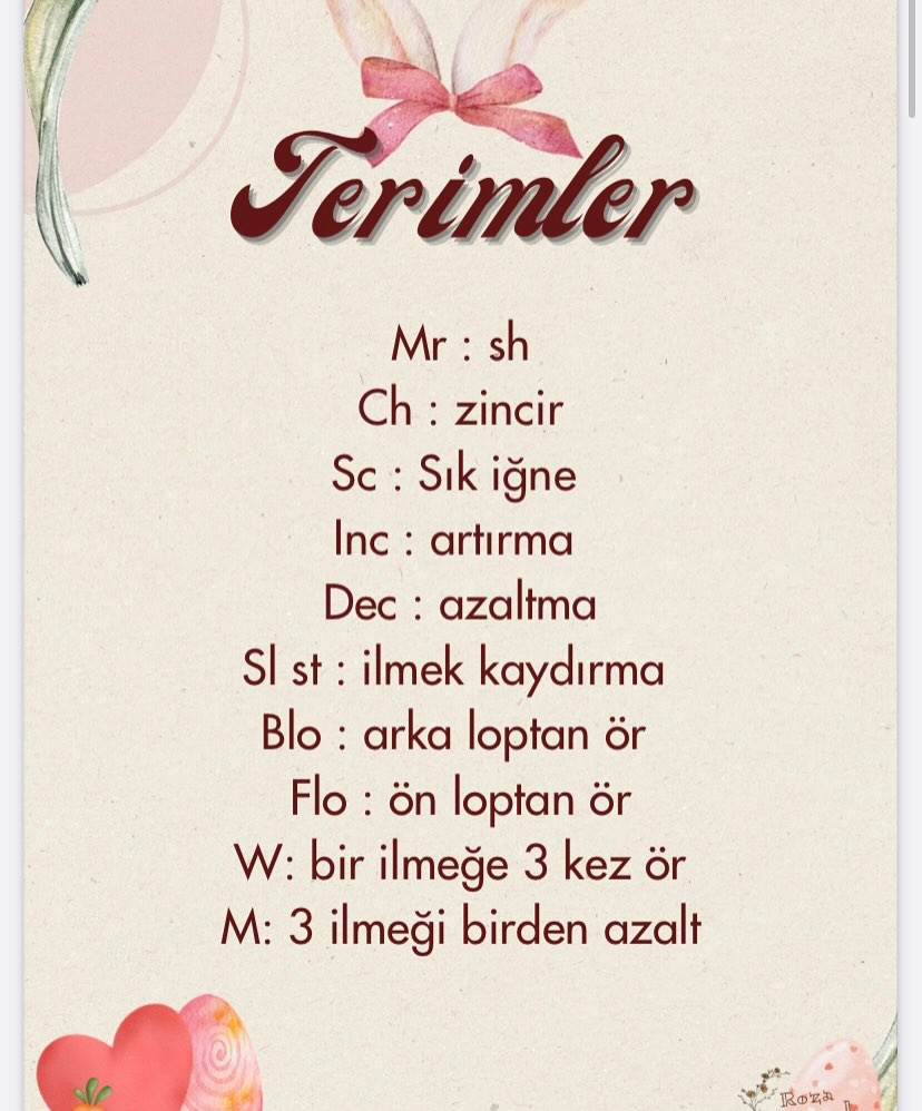 Tığ işi Tavşan Bebek Şeması