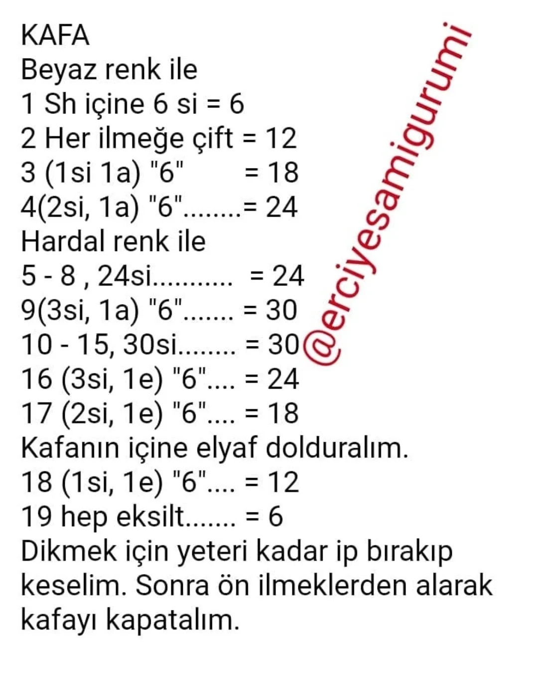 Tığ İşi Zürafa Kitap Ayracı Tarifi