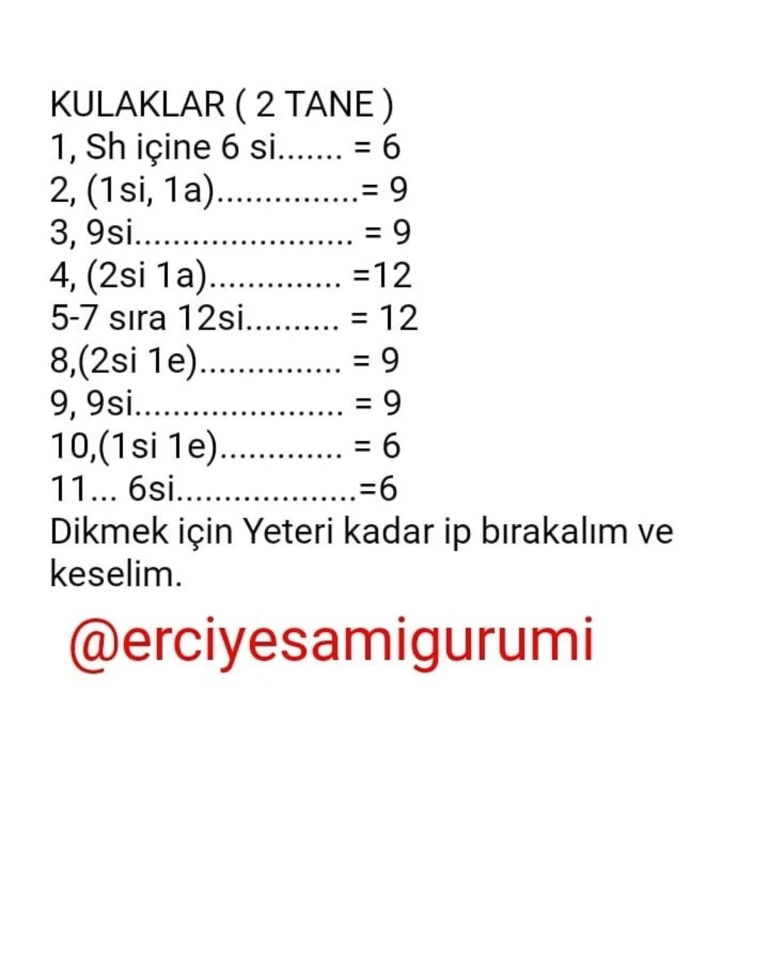 Tığ İşi Zürafa Kitap Ayracı Tarifi