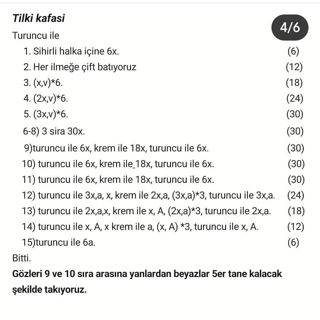 Tilki Bardak Altlığı: Ücretsiz Tığ İşi Şeması