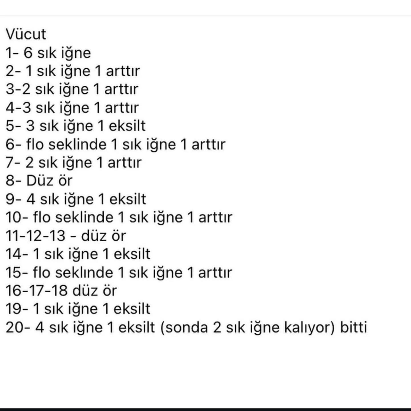 Tırtıl Anahtarlık Tığ İşi Tarifi