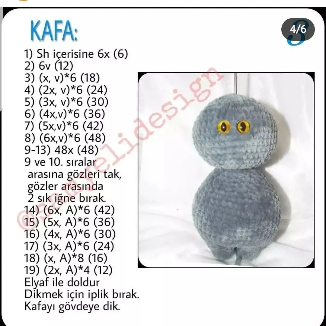 TOMBUL KEDİ TİŞÖRTÜ ÜCRETSİZ YAPIM ŞEMASI