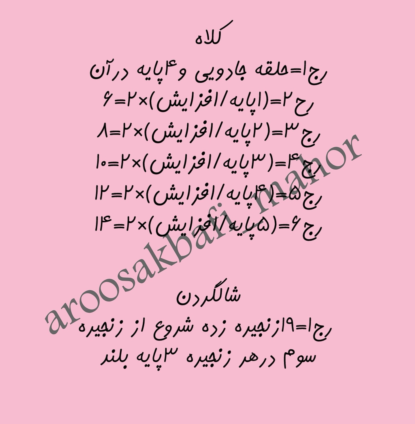 طرح قلاب بافی فیل کوچک