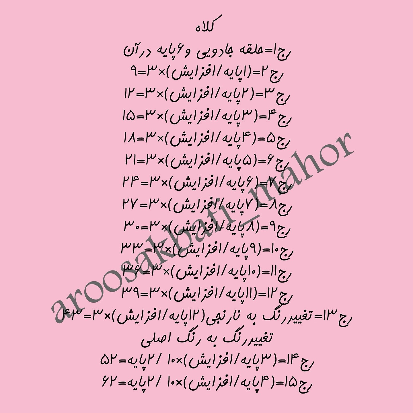 طرح قلاب بافی گربه هالووین
