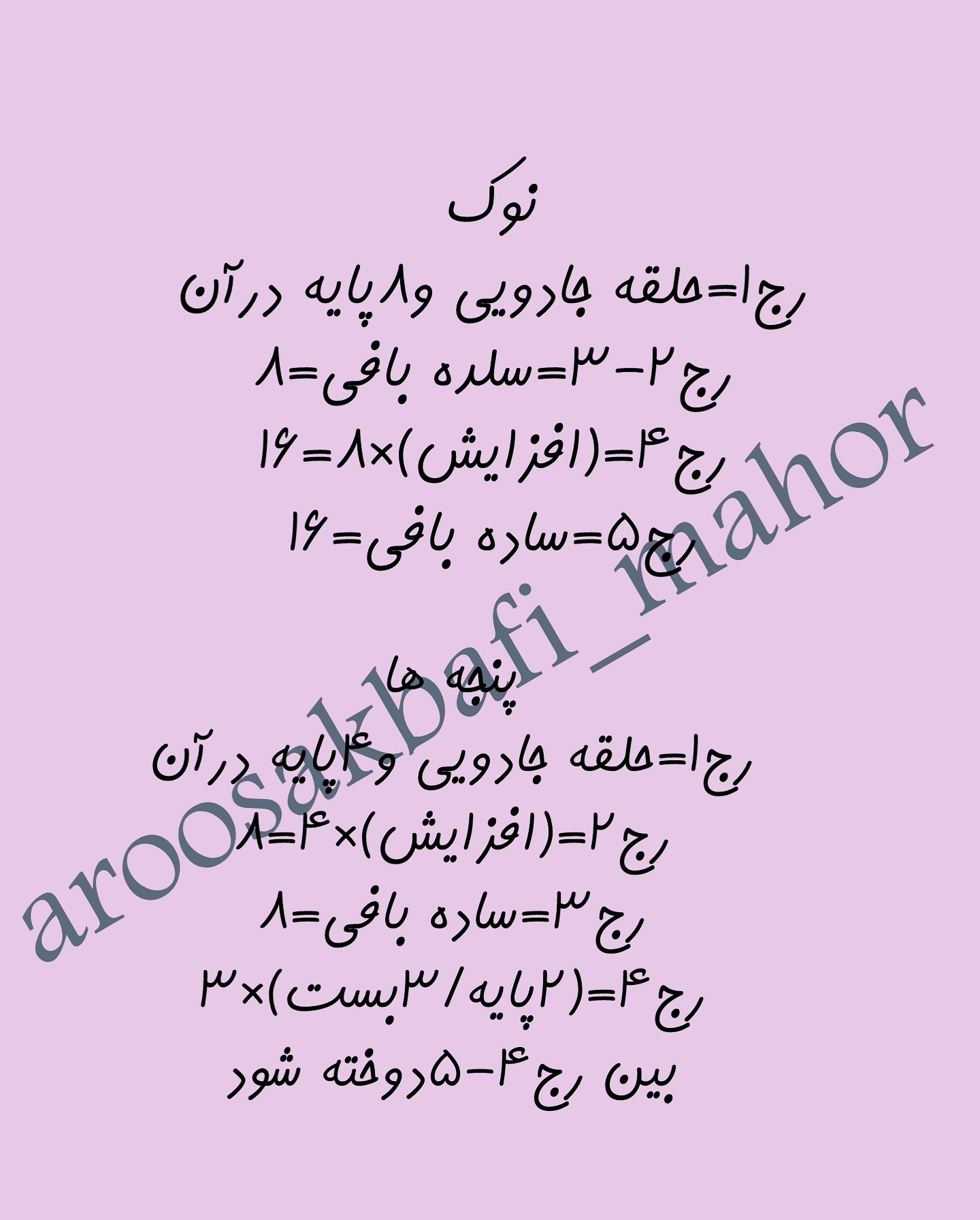 طرح قلاب بافی جوجه غاز