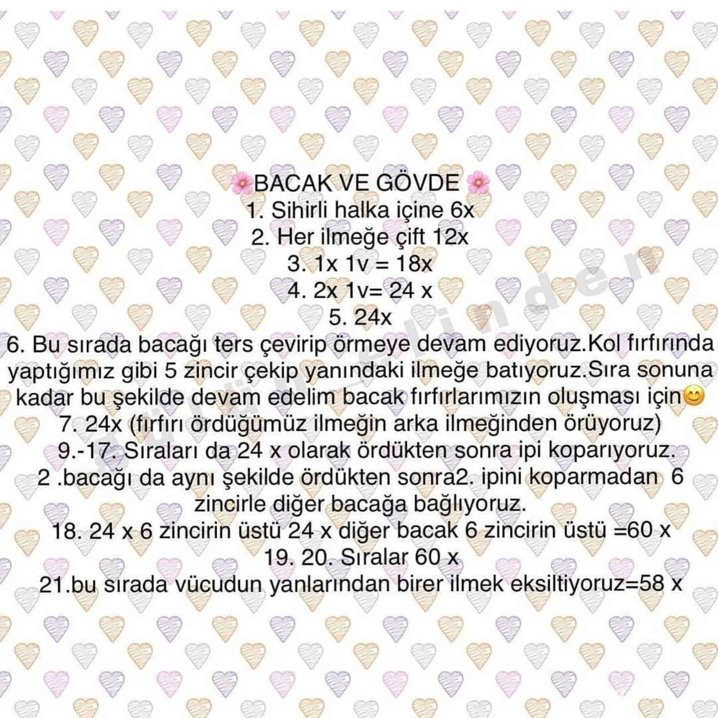 Tulumlu Köpüş Amigurumi Tarifi