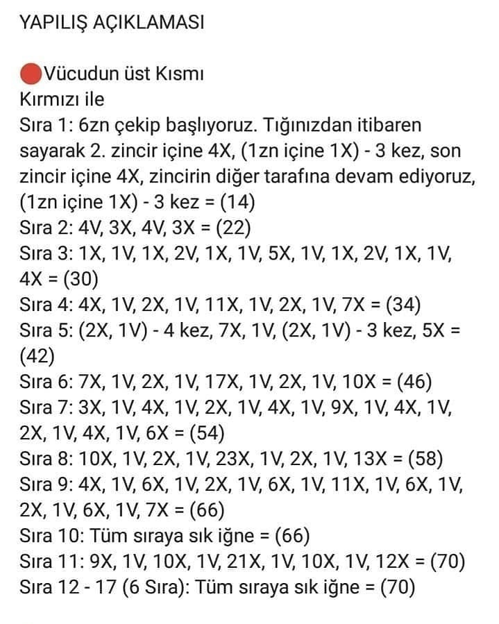 Üç Boyutlu Uğur Böceği Amigurumi Yapımı