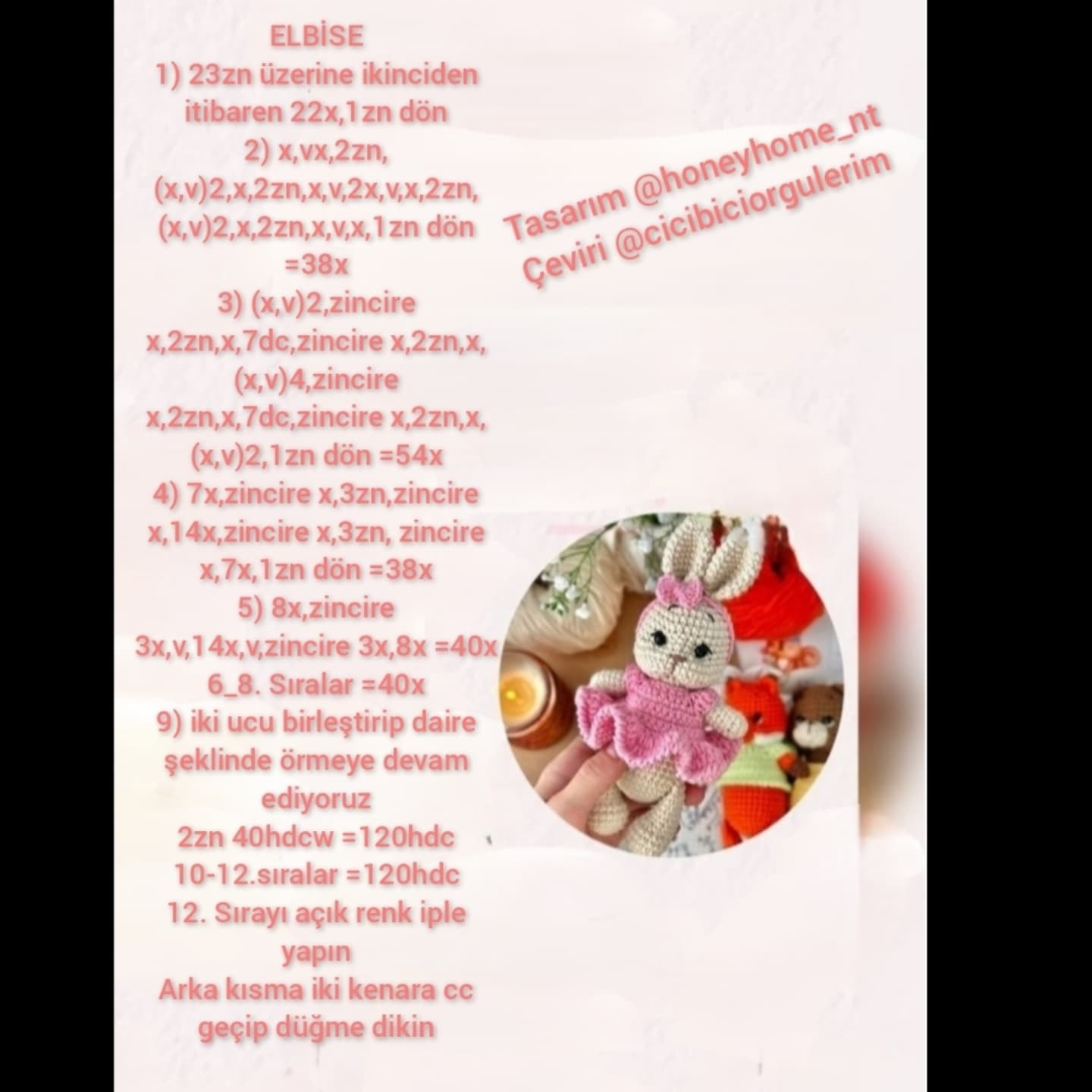 ÜCRETSİZ 3 OYUNCAK AMIGURUMI ŞEMASI