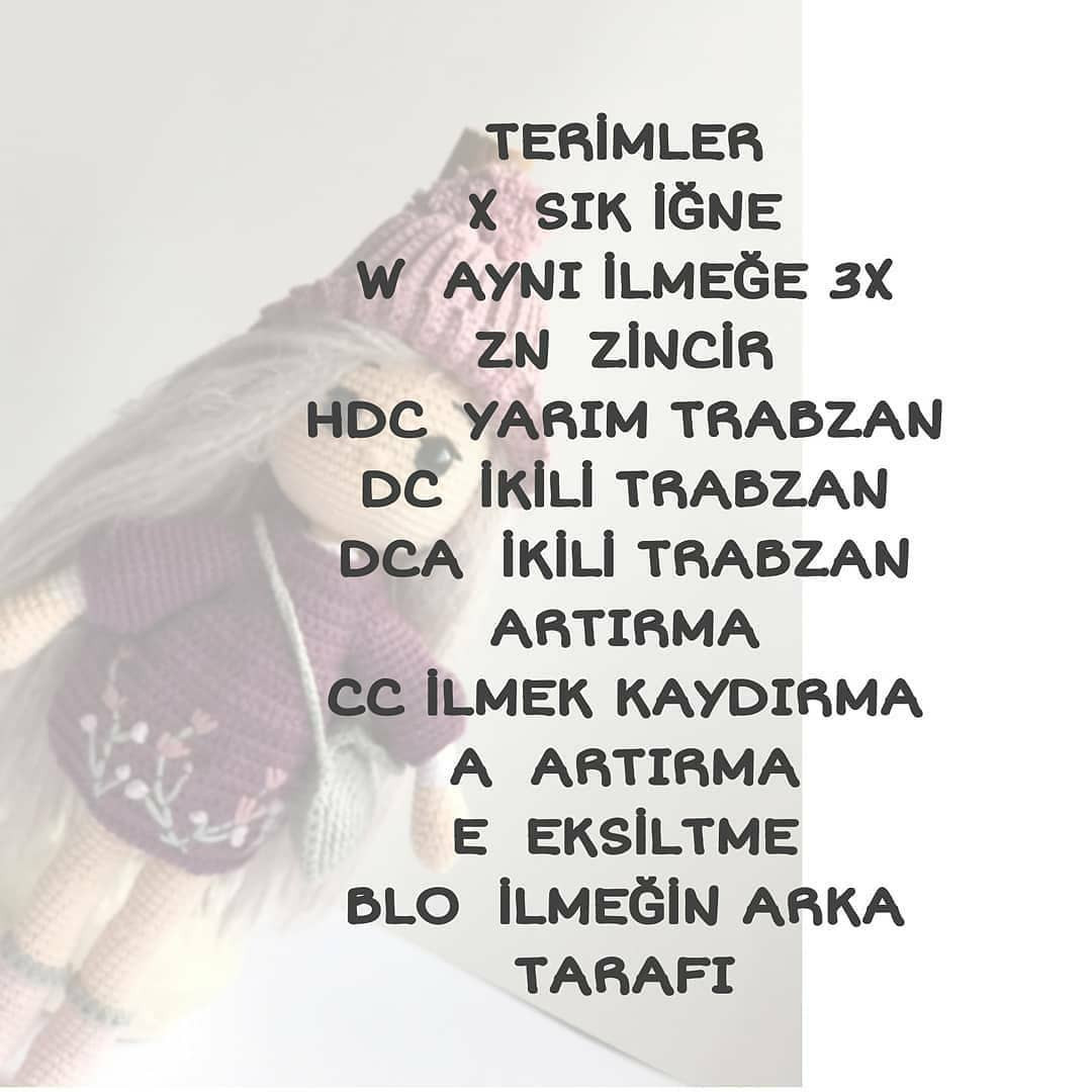 Ücretsiz Amigurumi Bebek Şeması