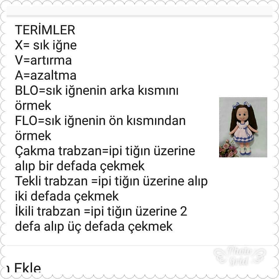 Ücretsiz Amigurumi Bebek Şeması amigurumipattern