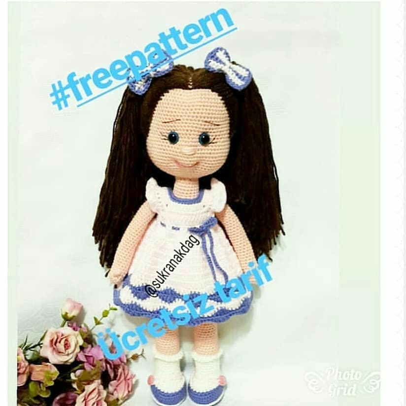 Ücretsiz Amigurumi Bebek Şeması amigurumipattern
