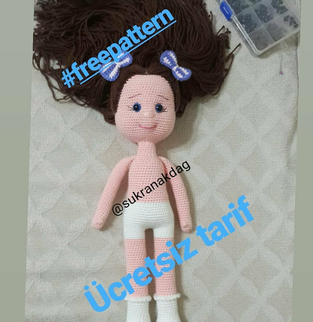 Ücretsiz Amigurumi Bebek Şeması amigurumipattern