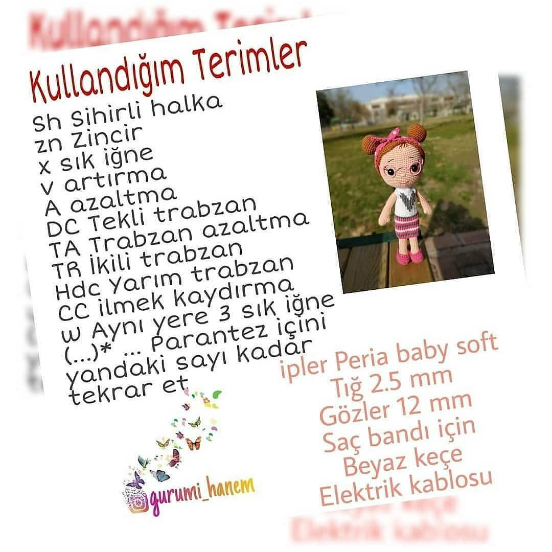 Ücretsiz amigurumi bebek tarifi Ve sonunda Ece Bebek tarifi geldi.