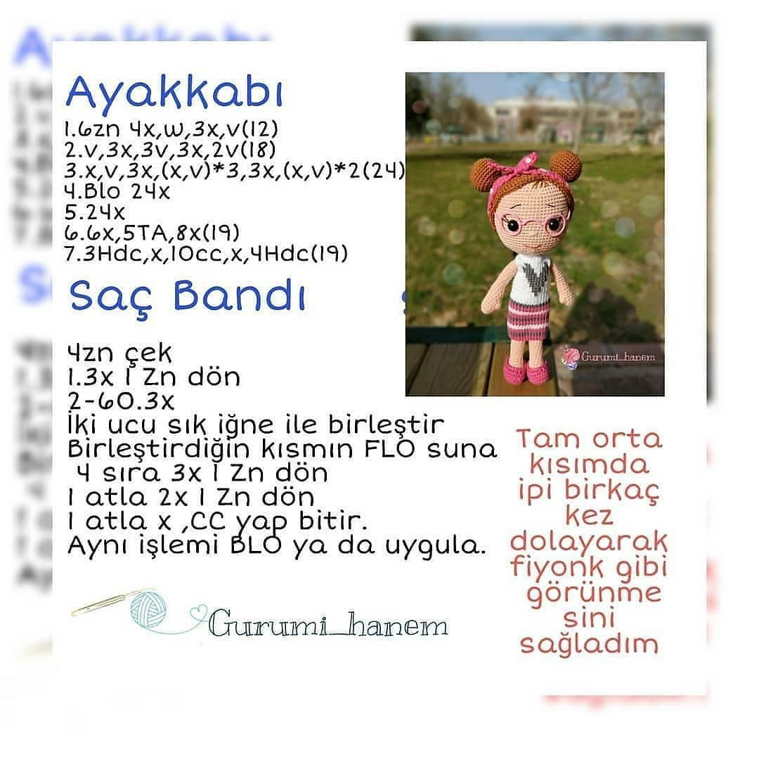 Ücretsiz amigurumi bebek tarifi Ve sonunda Ece Bebek tarifi geldi.
