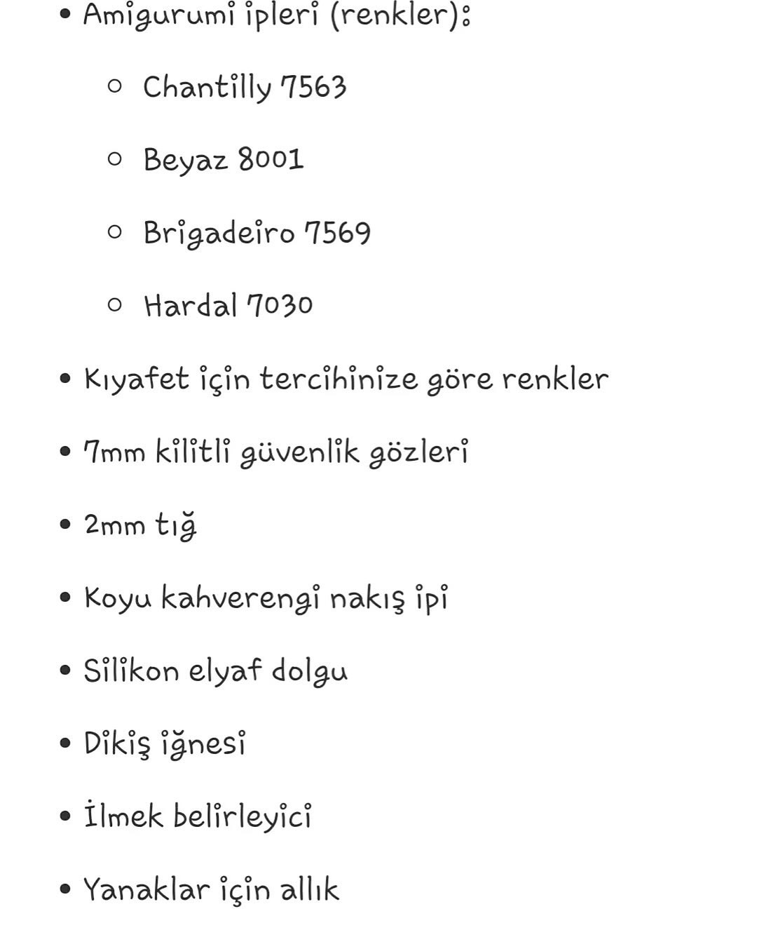 Ücretsiz amigurumi melek yapımı tarifi