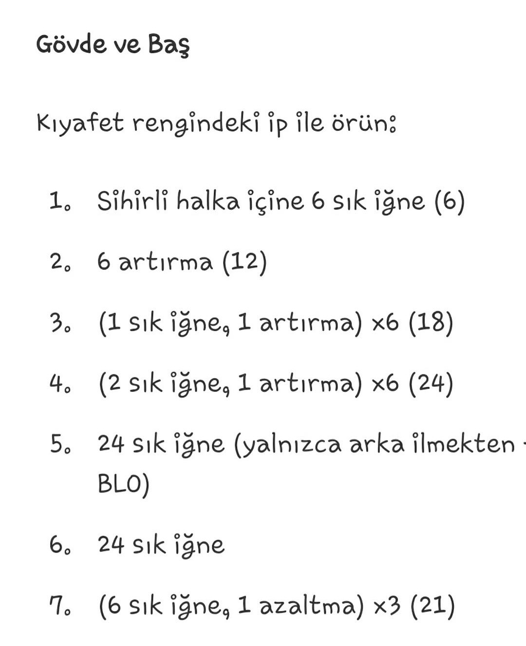 Ücretsiz amigurumi melek yapımı tarifi