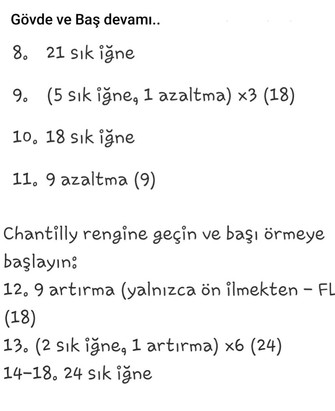 Ücretsiz amigurumi melek yapımı tarifi