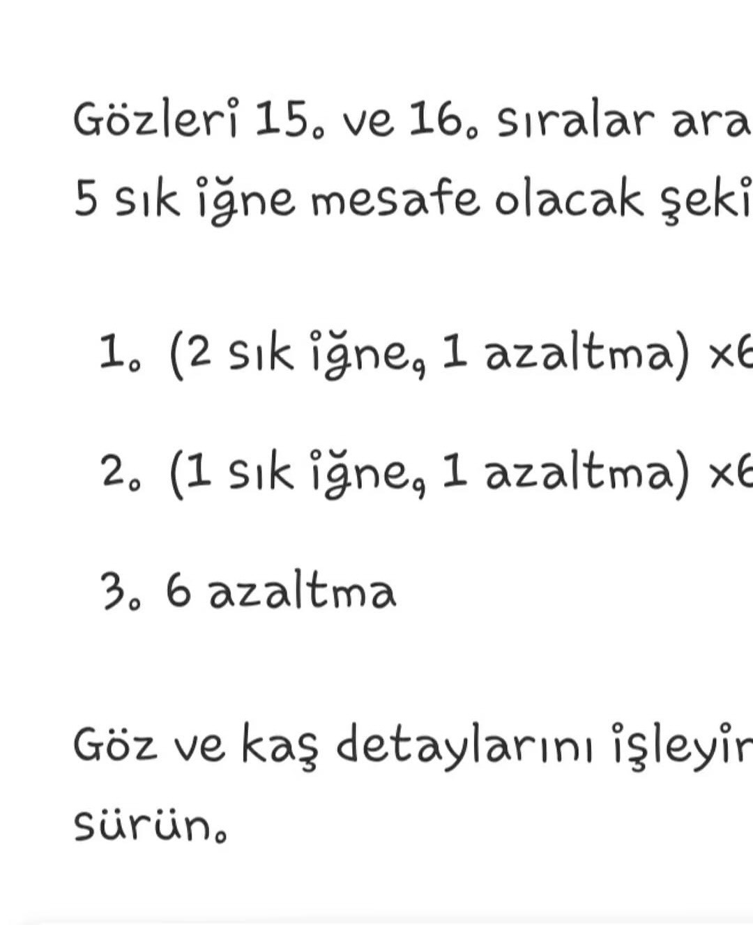Ücretsiz amigurumi melek yapımı tarifi