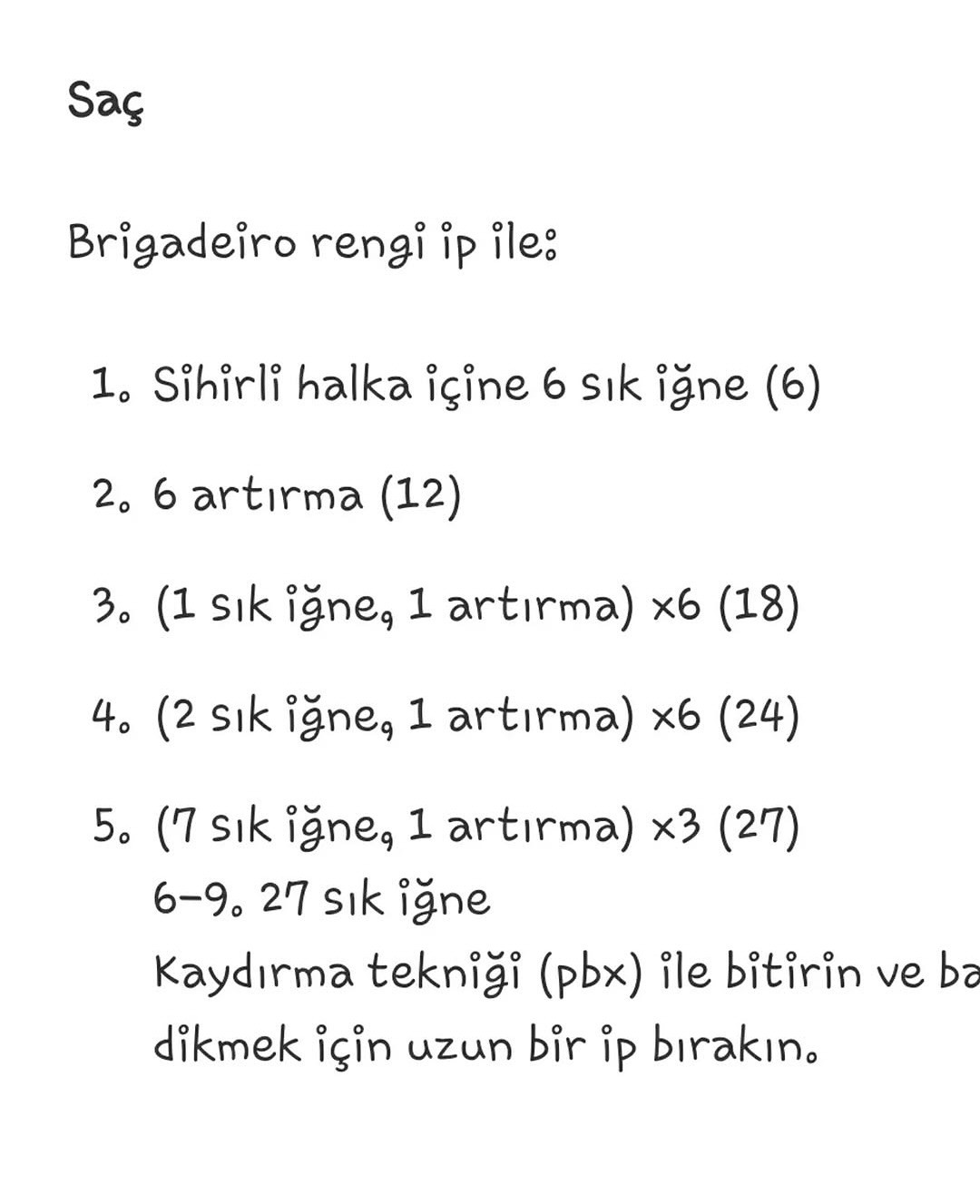 Ücretsiz amigurumi melek yapımı tarifi