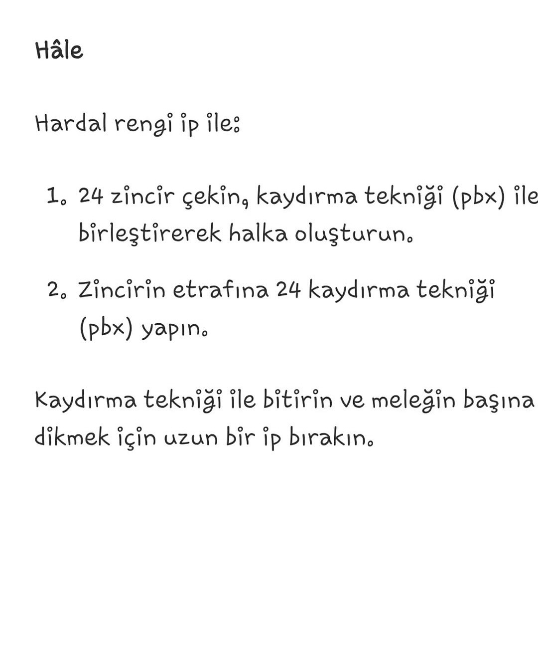 Ücretsiz amigurumi melek yapımı tarifi