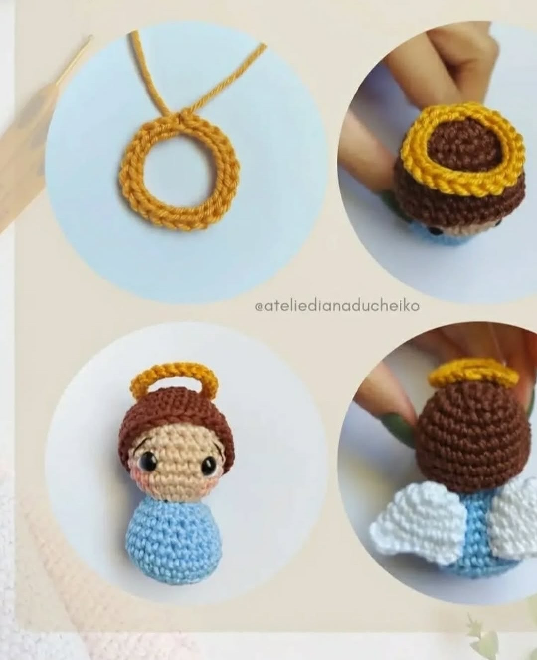 Ücretsiz amigurumi melek yapımı tarifi