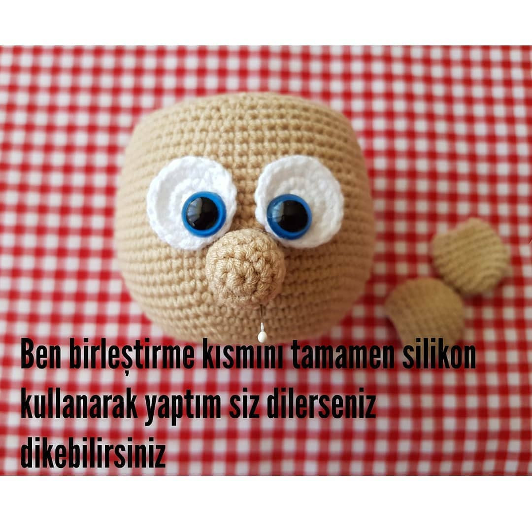 Ücretsiz Amigurumi Şema: Komik Yüzler